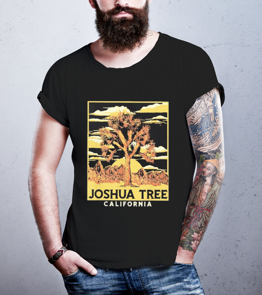 Joshua Tree California Desert Sunset Scenery T-Shirt