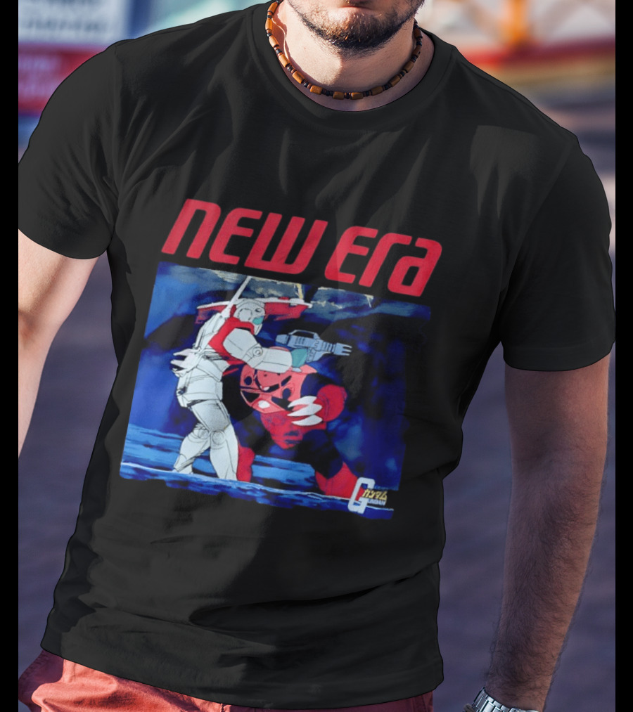 New Era Gundam 1979 Anime Battle Scene T-Shirt