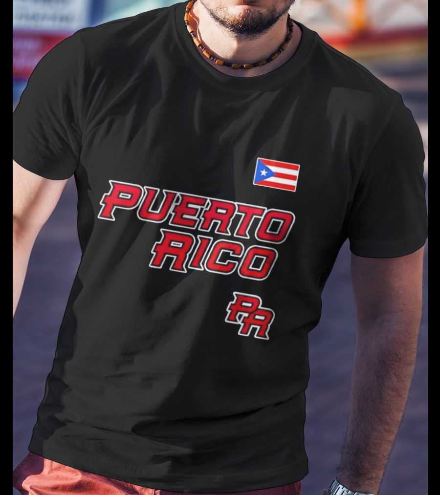 Puerto Rico Baseball 2026 Flag PR T-Shirt
