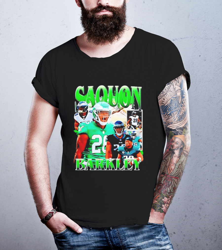 Saquon Barkley 26 Philadelphia Eagles NFL Football 2026 T-Shirt