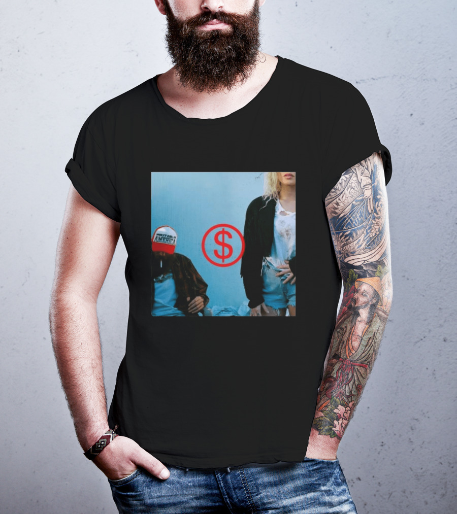 Slayyyter Worst Girl In America Vinyl CD Album Cover Red Dollar T-Shirt