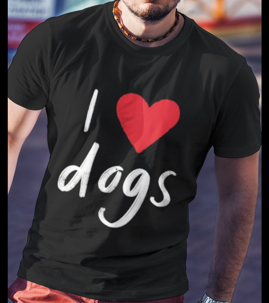 We Rate Dogs I Heart Dogs Love Canine T-Shirt
