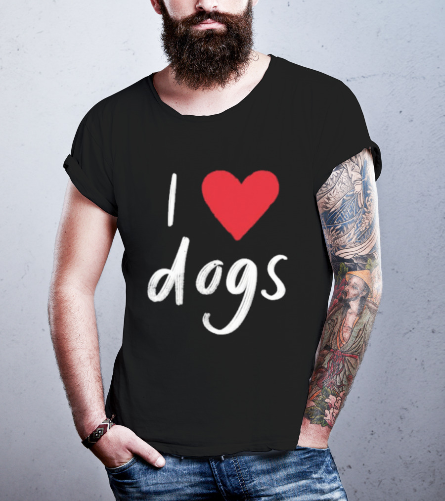 We Rate Dogs I Heart Dogs Love Canine T-Shirt