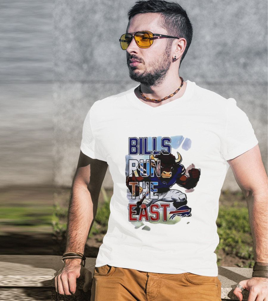 Bills Run The East Buffalo Bills 2025 Wild Card Weekend T-Shirt