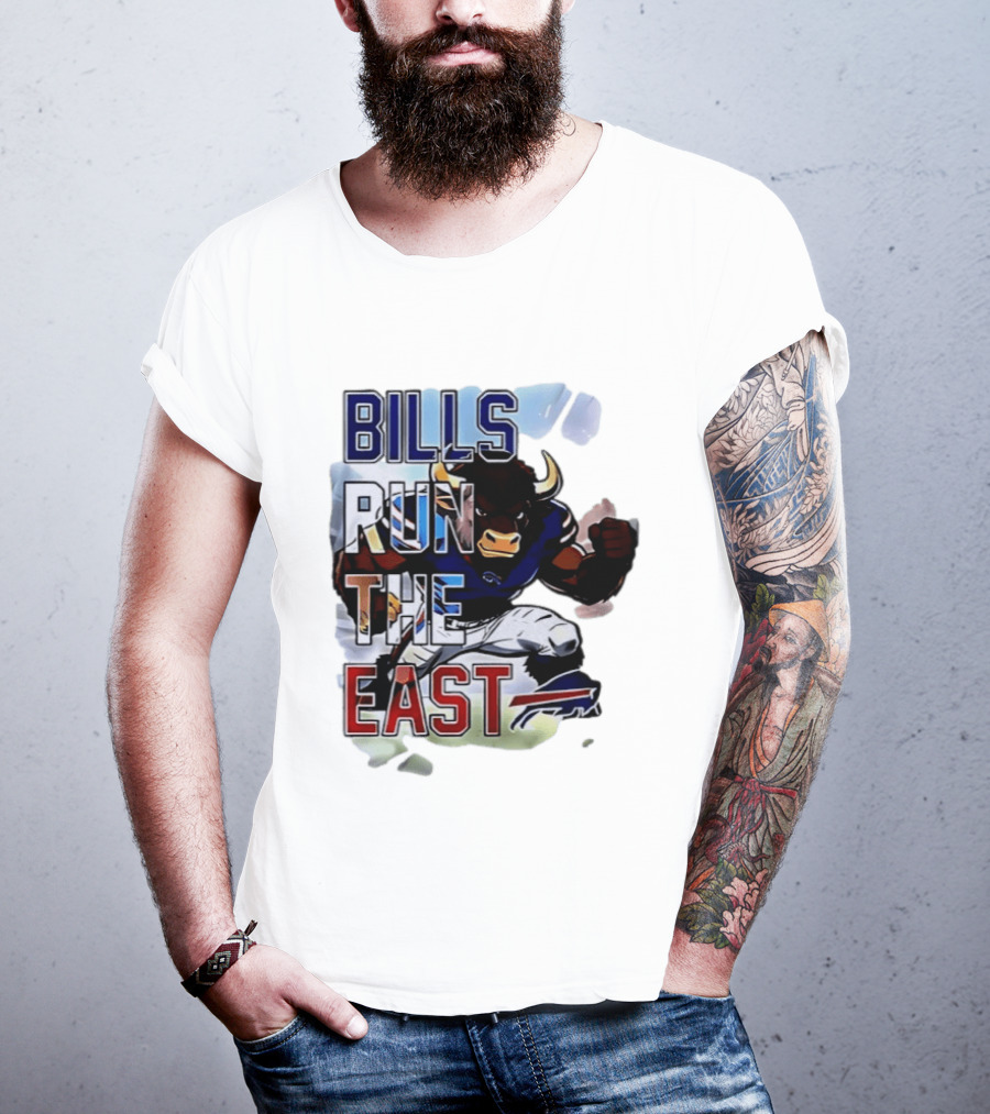 Bills Run The East Buffalo Bills 2025 Wild Card Weekend T-Shirt