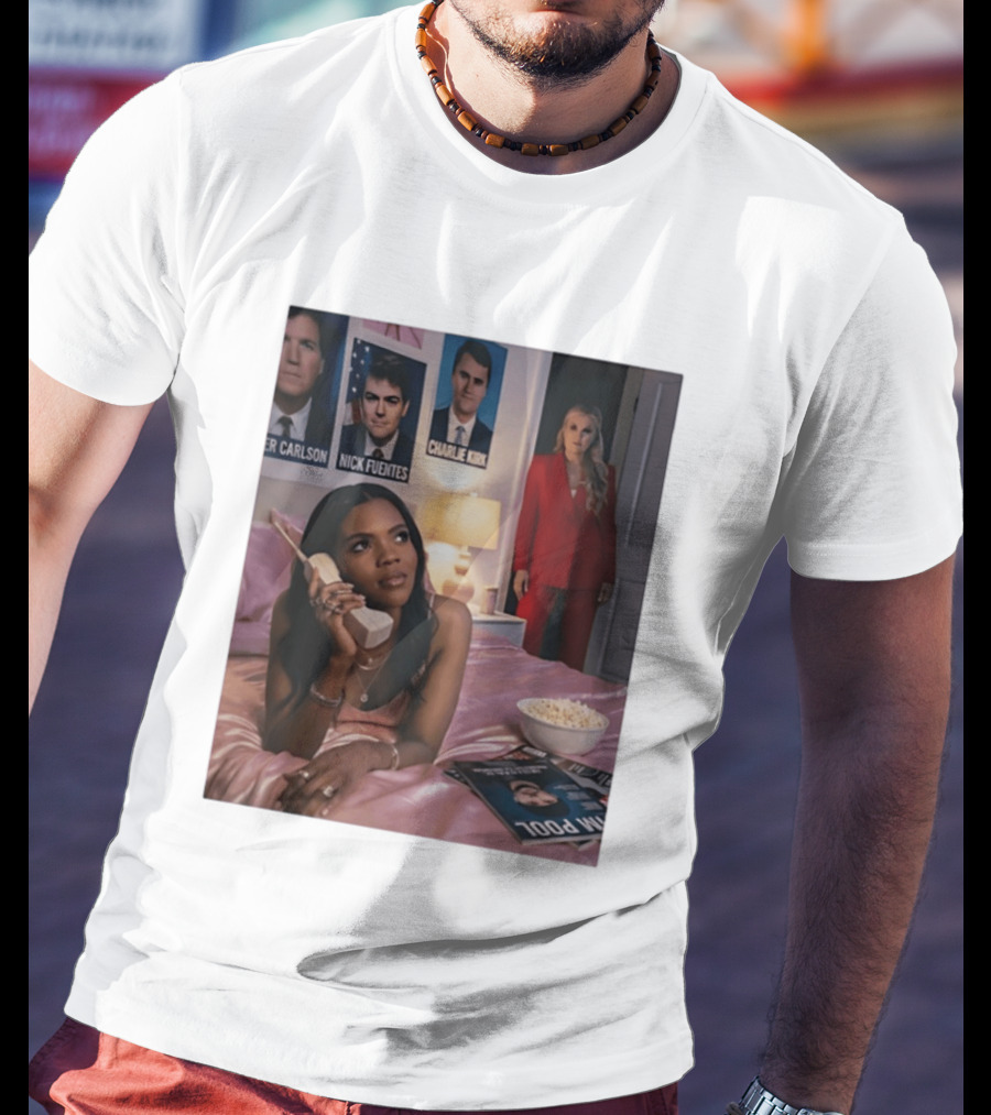 Candace Owens Phone Call Tucker Carlson Nick Fuentes Charlie Kirk S T-Shirt