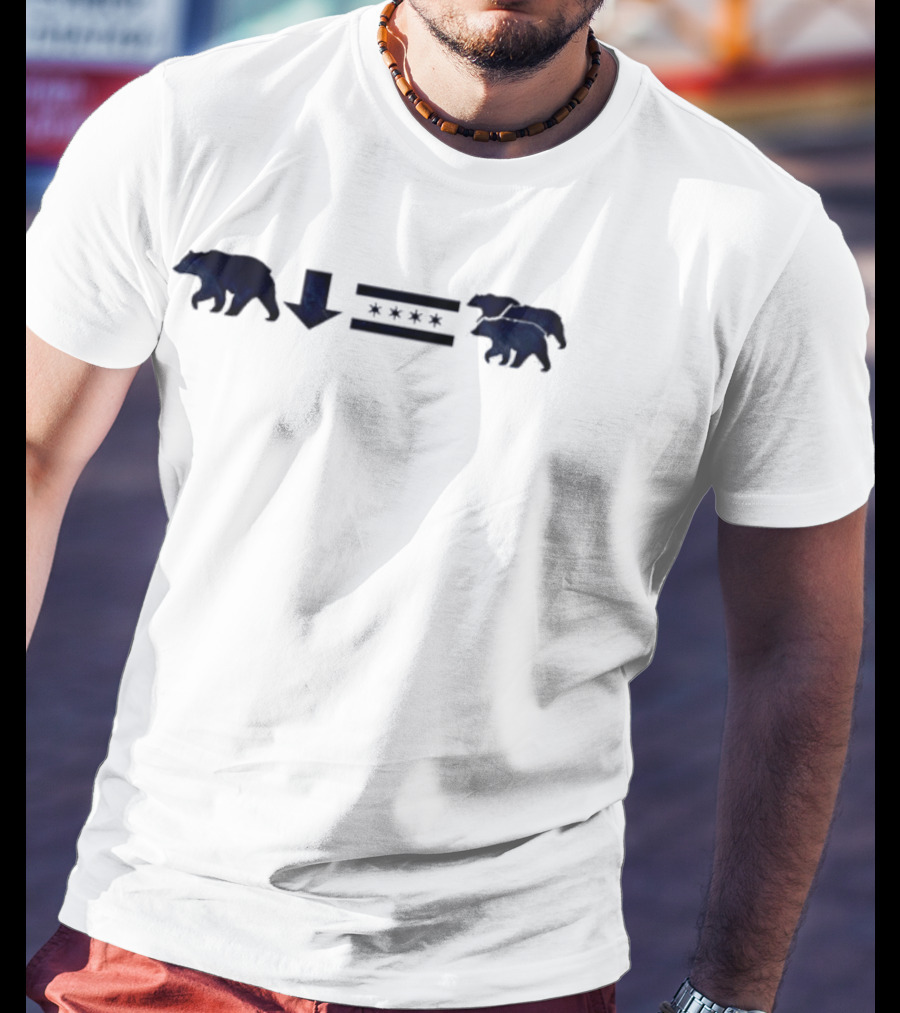 Chicago Bear Down Football Stars T-Shirt