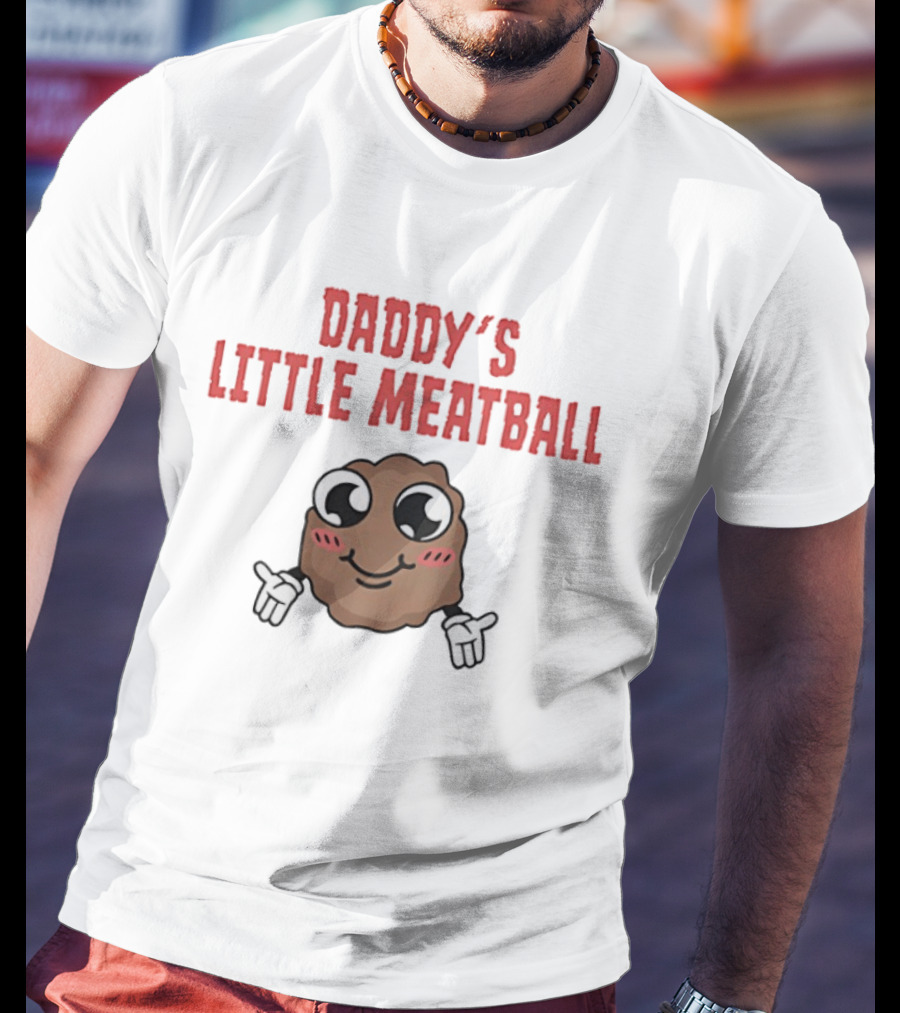 Daddy's Little Meatball Happy Gilmore 2 Fun Cartoon T-Shirt