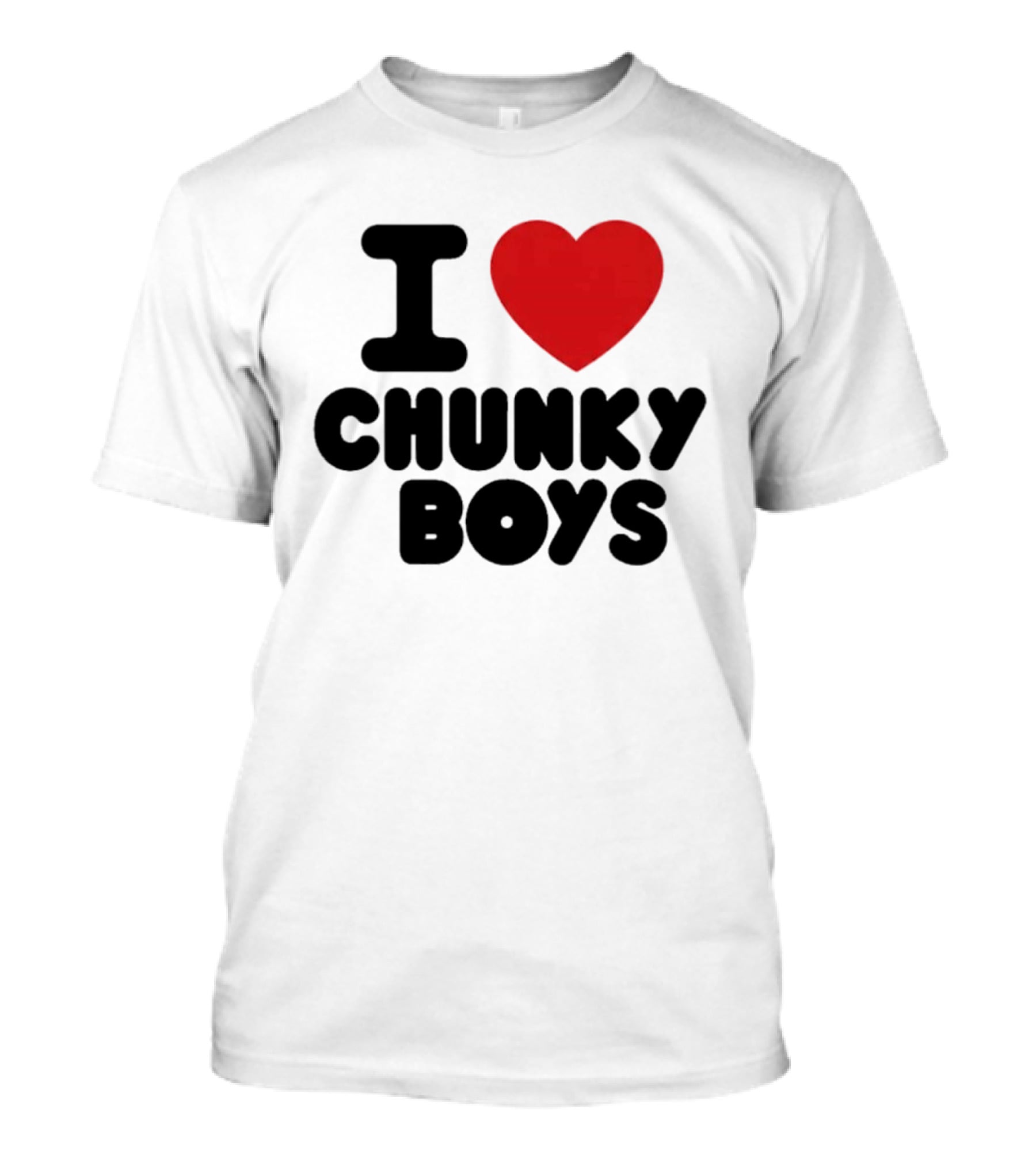 I Love Chunky Boys Heart T-Shirt