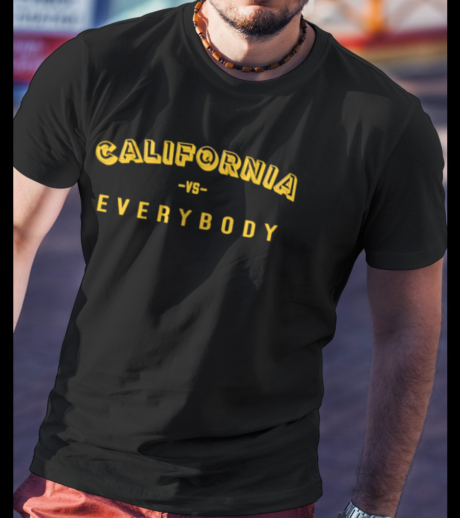 California Vs Everybody Yellow T-Shirt