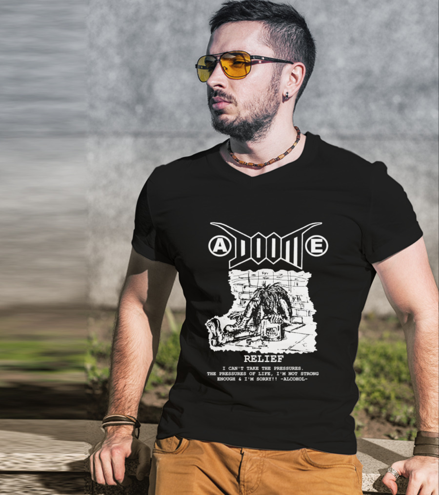 ADIIIE Relief I Can't Take The Pressures I'm Not Strong Enough And I'm Boakin Malcolm T-Shirt