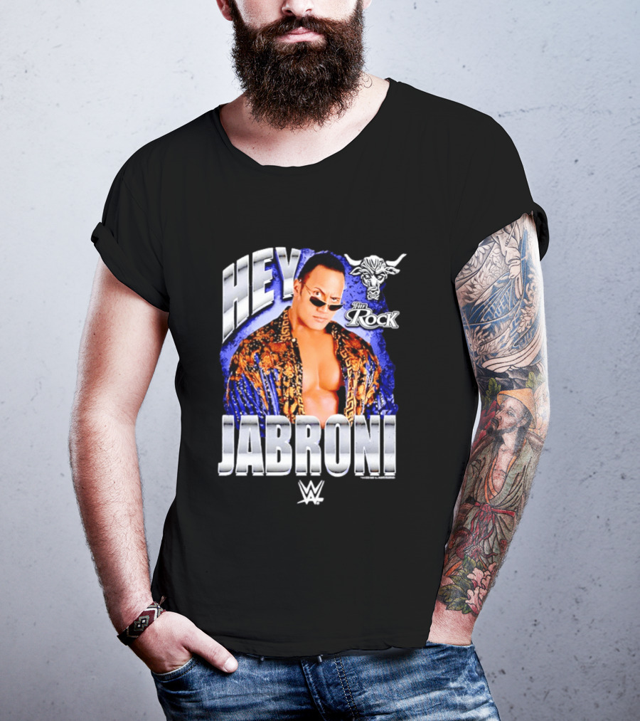 Dwayne Johnson Hey Jabroni The Rock WWE Brahma Bull T-Shirt