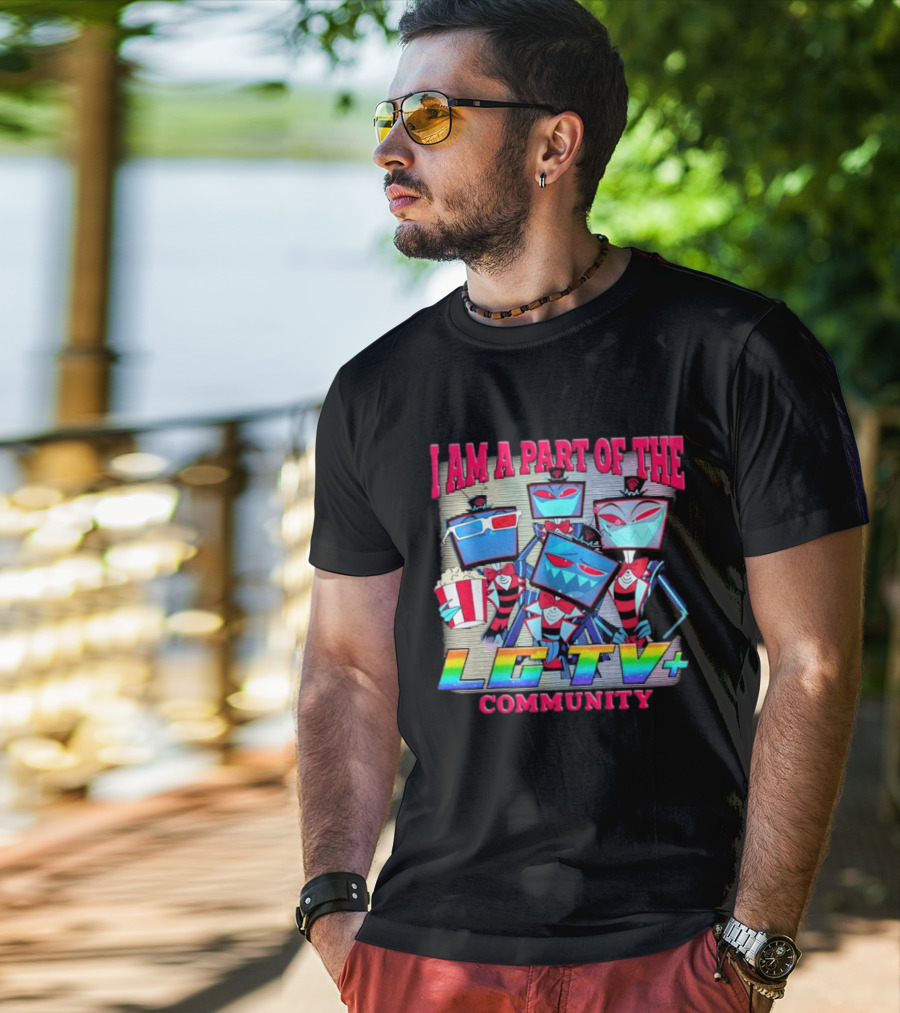 I Am A Part Of The LG TV Community Hazbin Hotel Vox T-Shirt