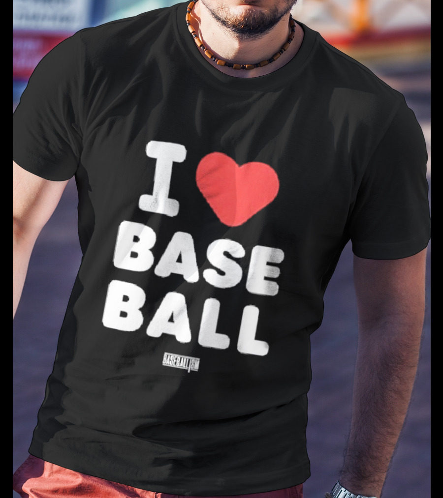 I Heart Baseball Classic Sports Fan T-Shirt