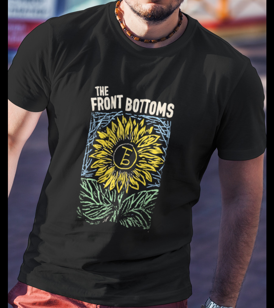 The Front Bottoms Sunflower TFBS Yellow Flower T-Shirt