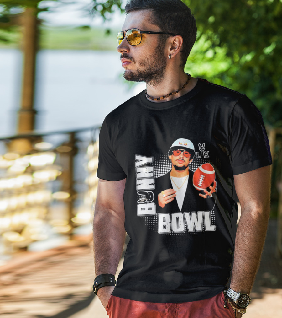 Bad Bunny Team Benito Super Bowl LIX Football Fun Wear T-Shirt