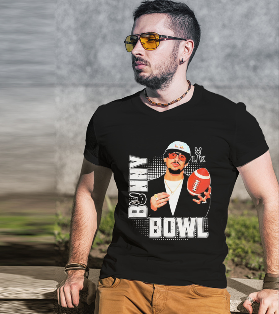 Bad Bunny Team Benito Super Bowl LIX Football Fun Wear T-Shirt