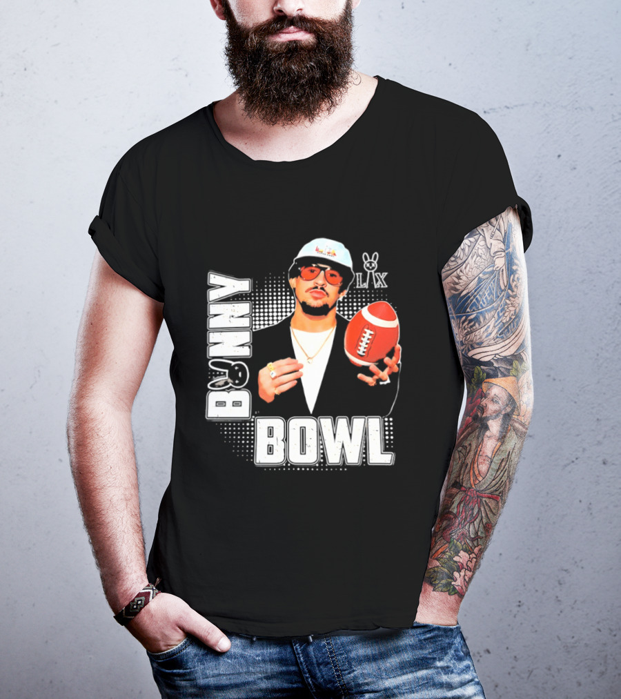 Bad Bunny Team Benito Super Bowl LIX Football Fun Wear T-Shirt