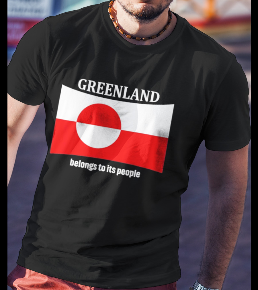 Greenland Flag Symbolizes Independence And Belonging To Its People T-Shirt