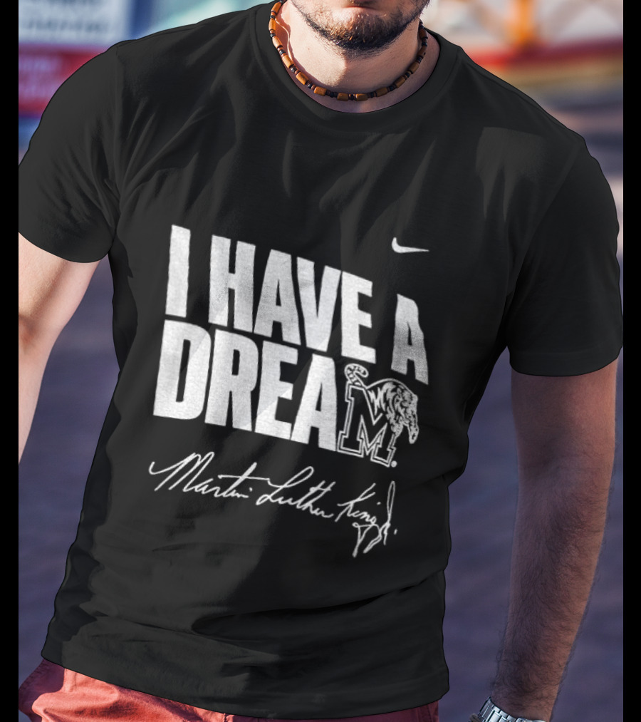 Nike Memphis Grizzlies I Have A Dream Martin Luther King Jr. T-Shirt