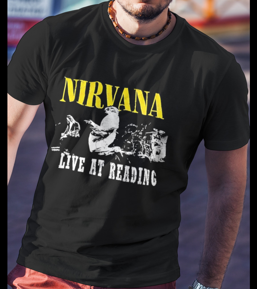 Nirvana Live At Reading Festival Iconic Performance 1992 T-Shirt