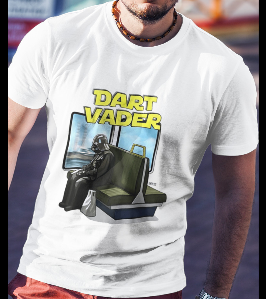 Dart Vader On Train Journey T-Shirt
