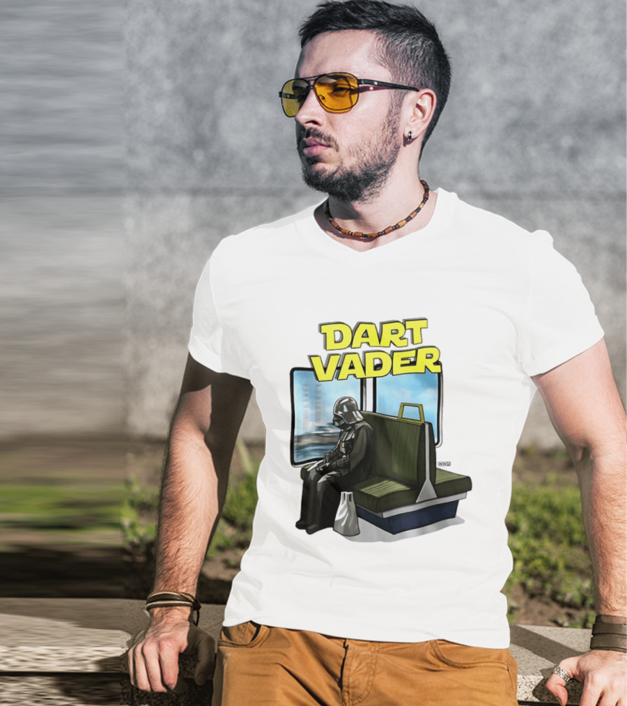 Dart Vader On Train Journey T-Shirt