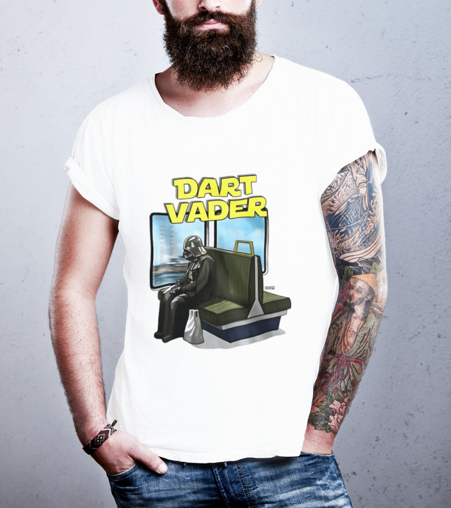 Dart Vader On Train Journey T-Shirt