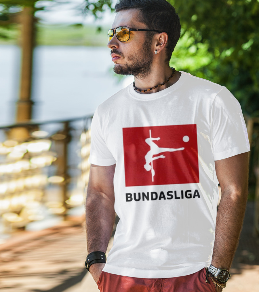 CA$HANOVA BULHAR BUNDASLIGA Parody Soccer Pole Dance Icon Red T-Shirt