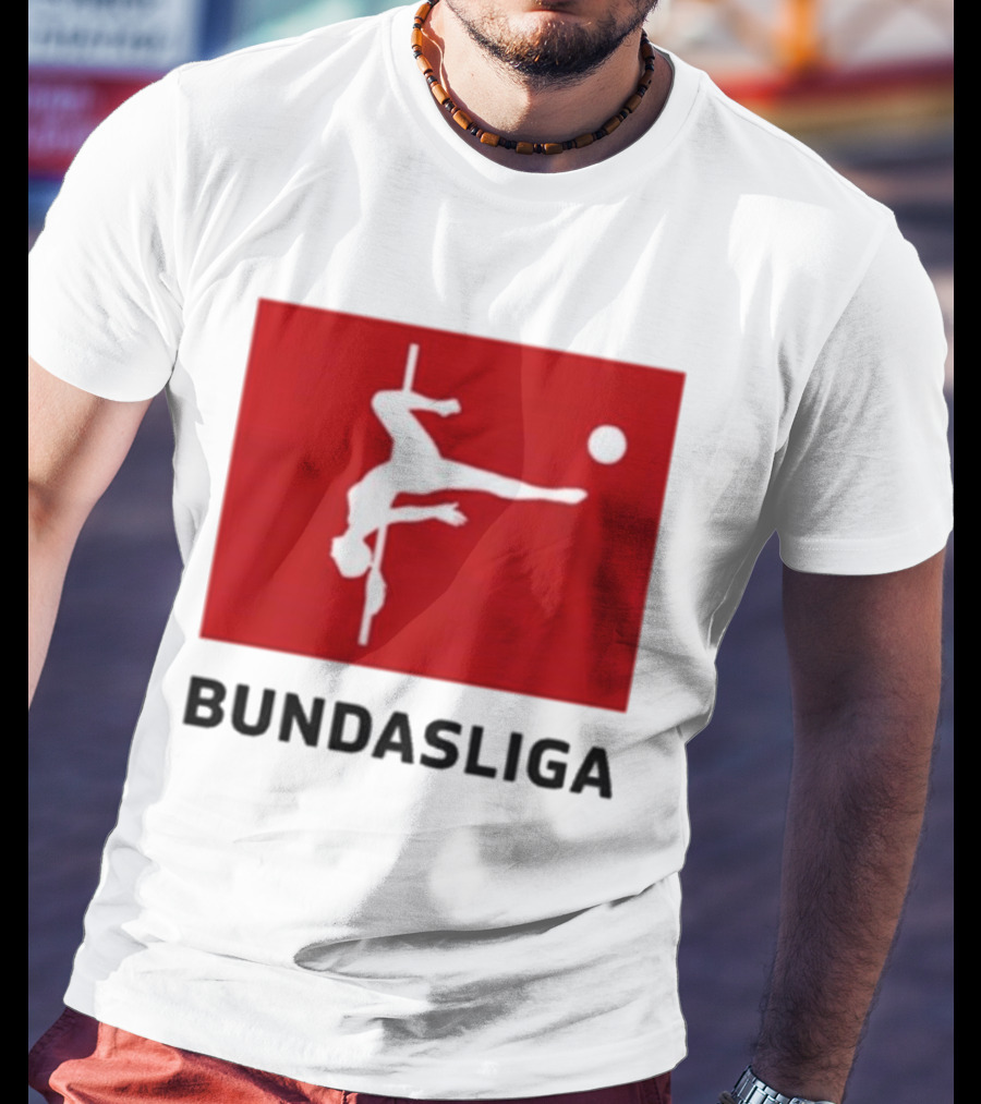CA$HANOVA BULHAR BUNDASLIGA Parody Soccer Pole Dance Icon Red T-Shirt
