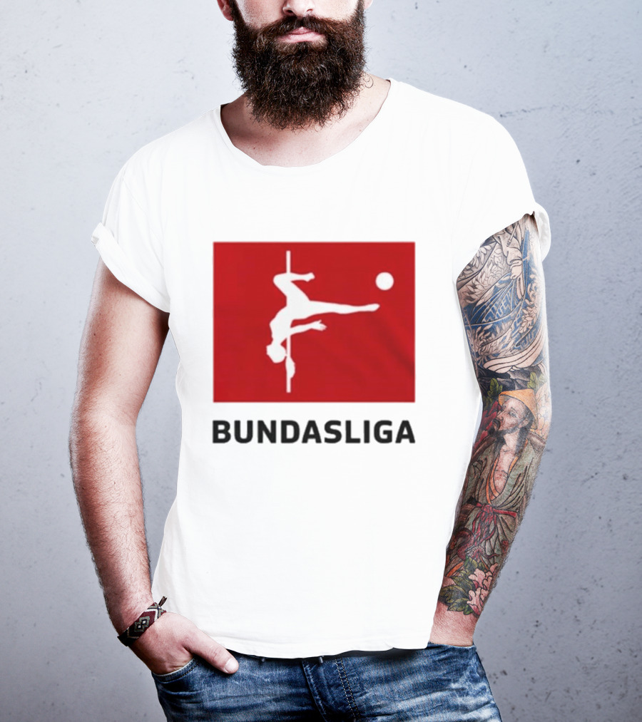 CA$HANOVA BULHAR BUNDASLIGA Parody Soccer Pole Dance Icon Red T-Shirt