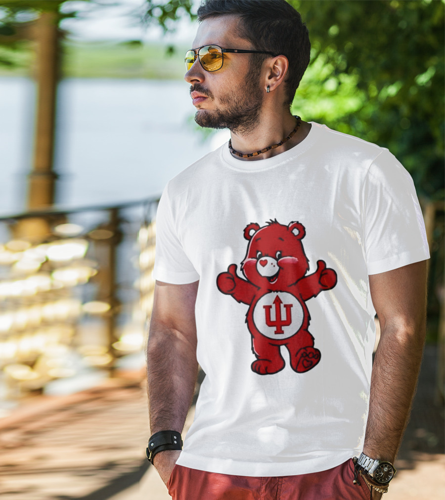 Indiana Hoosiers Bear Mascot Thumbs Up T-Shirt