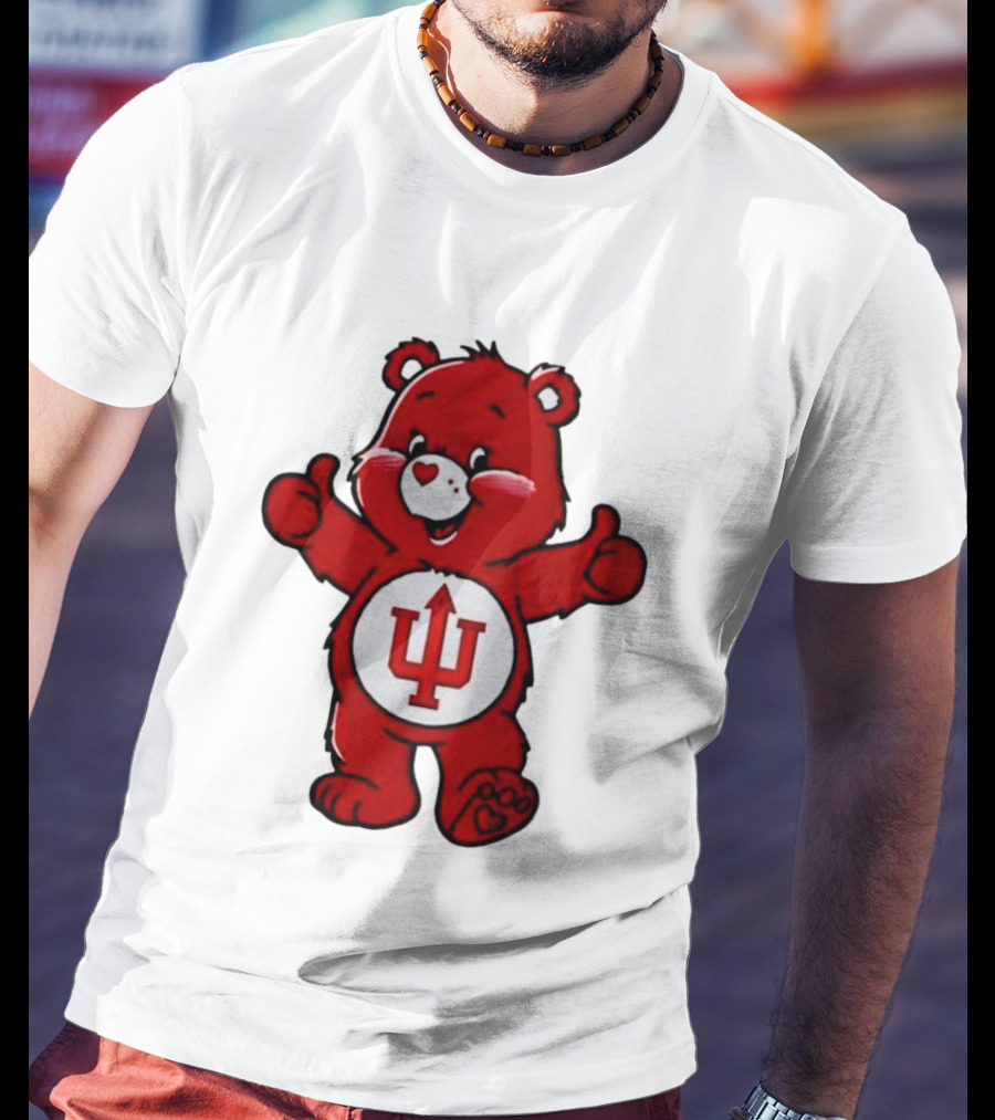 Indiana Hoosiers Bear Mascot Thumbs Up T-Shirt