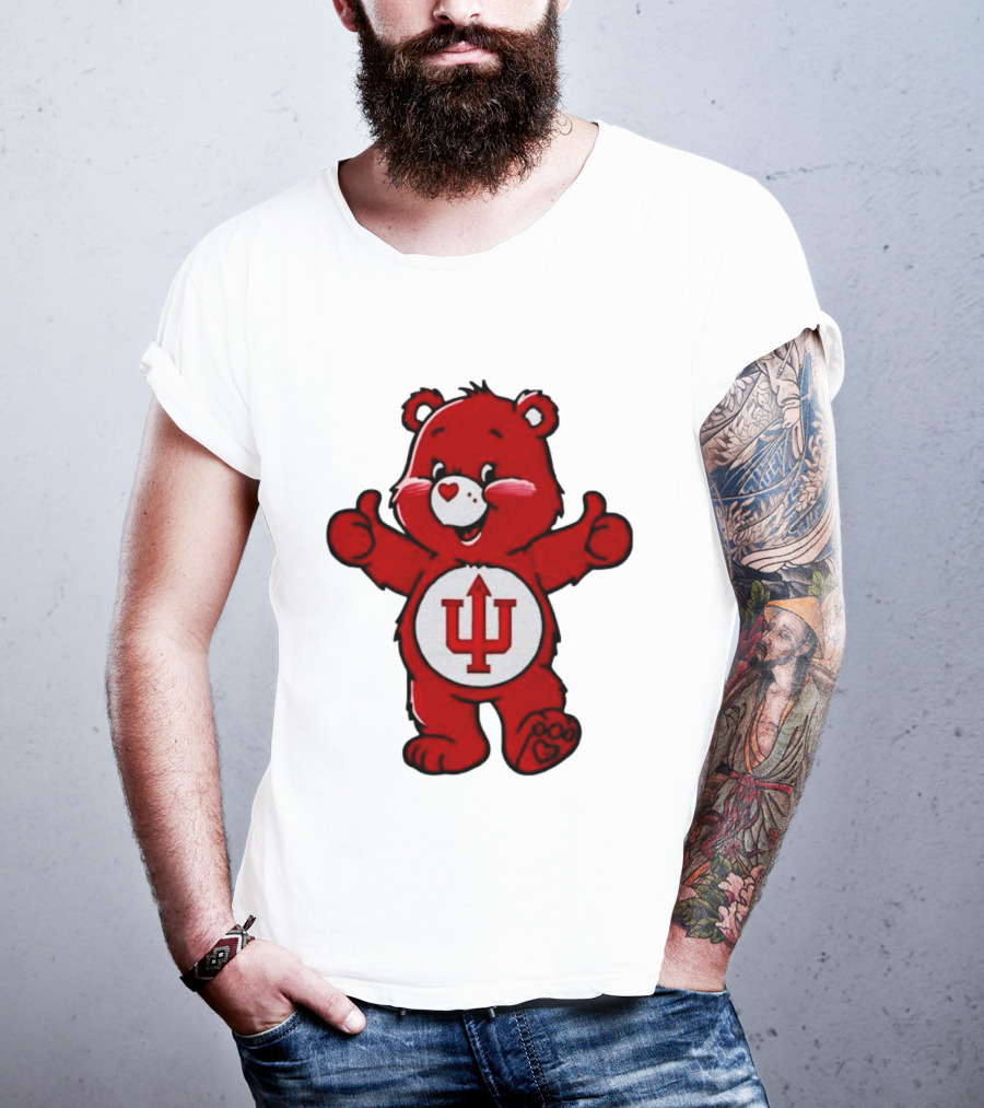 Indiana Hoosiers Bear Mascot Thumbs Up T-Shirt