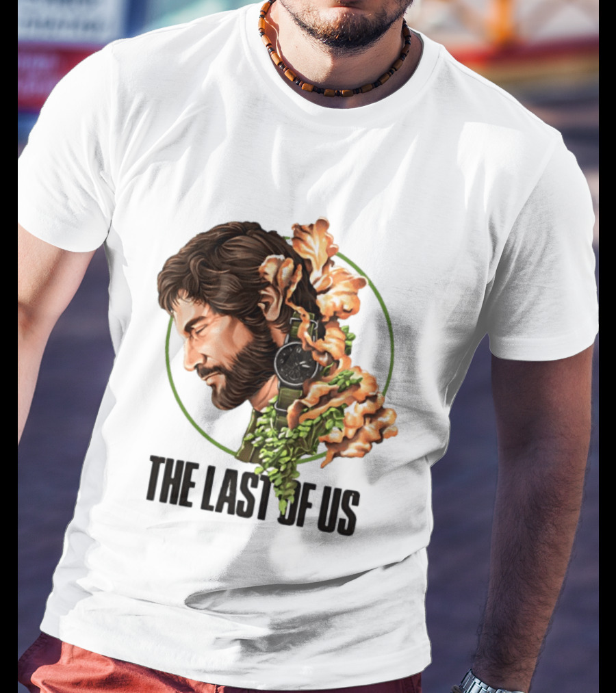 The Last Of Us Joel Portrait With Nature T-Shirt