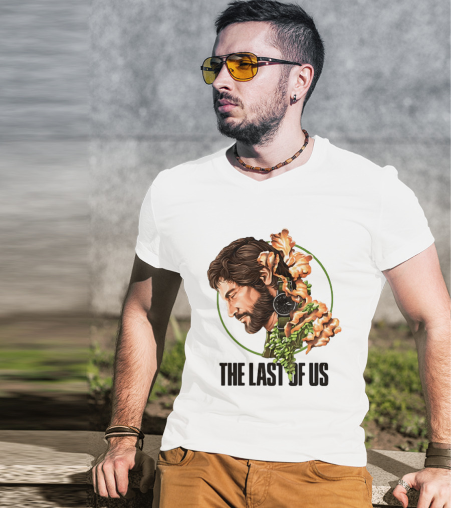 The Last Of Us Joel Portrait With Nature T-Shirt