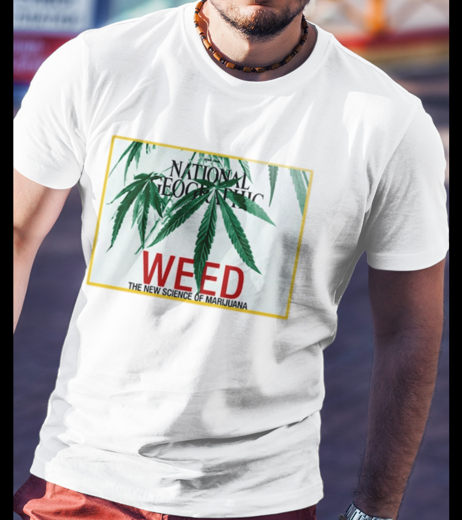 National Geographic Weed The New Science Of Marijuana Cannabis Leaves T-Shirt
