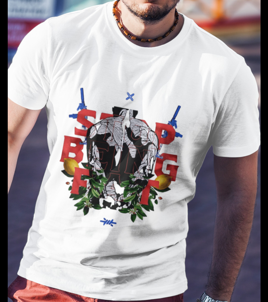 Stop Being Fat Lemon Guns Leaves T-Shirt