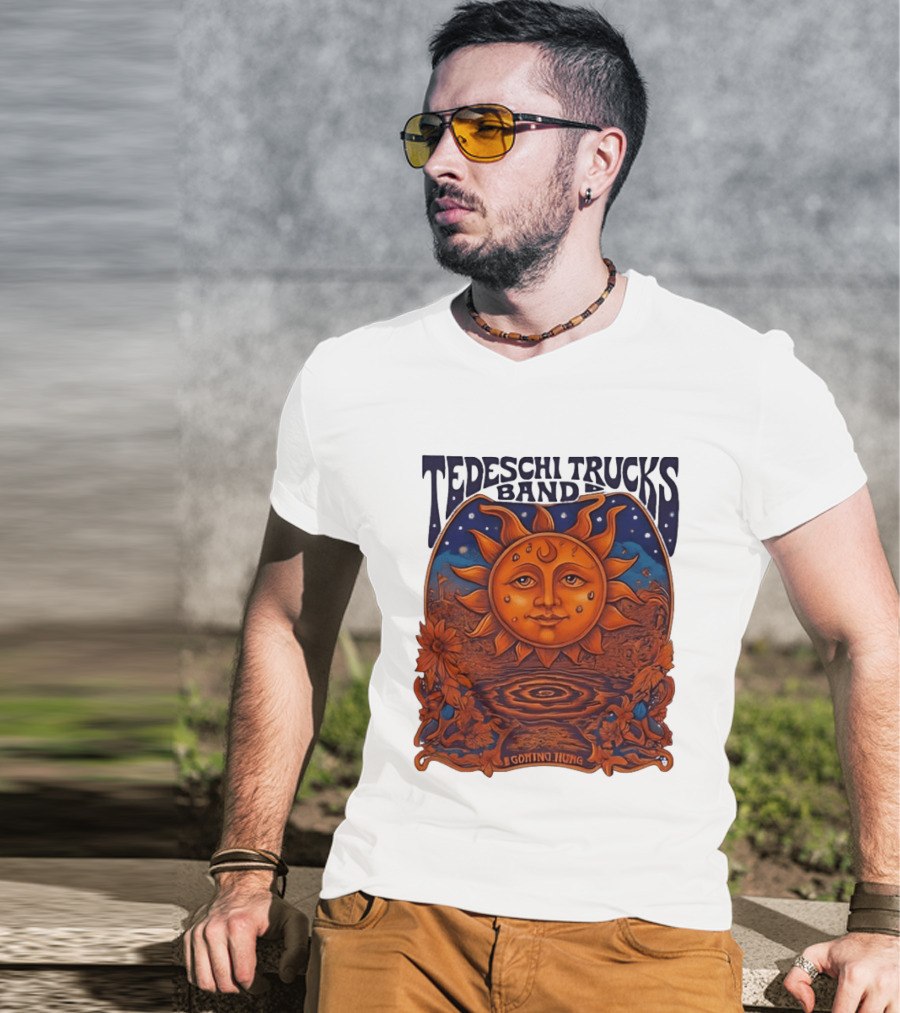 Tedeschi Trucks Band Cosmic Sunflower I Am The Moon Tour T-Shirt