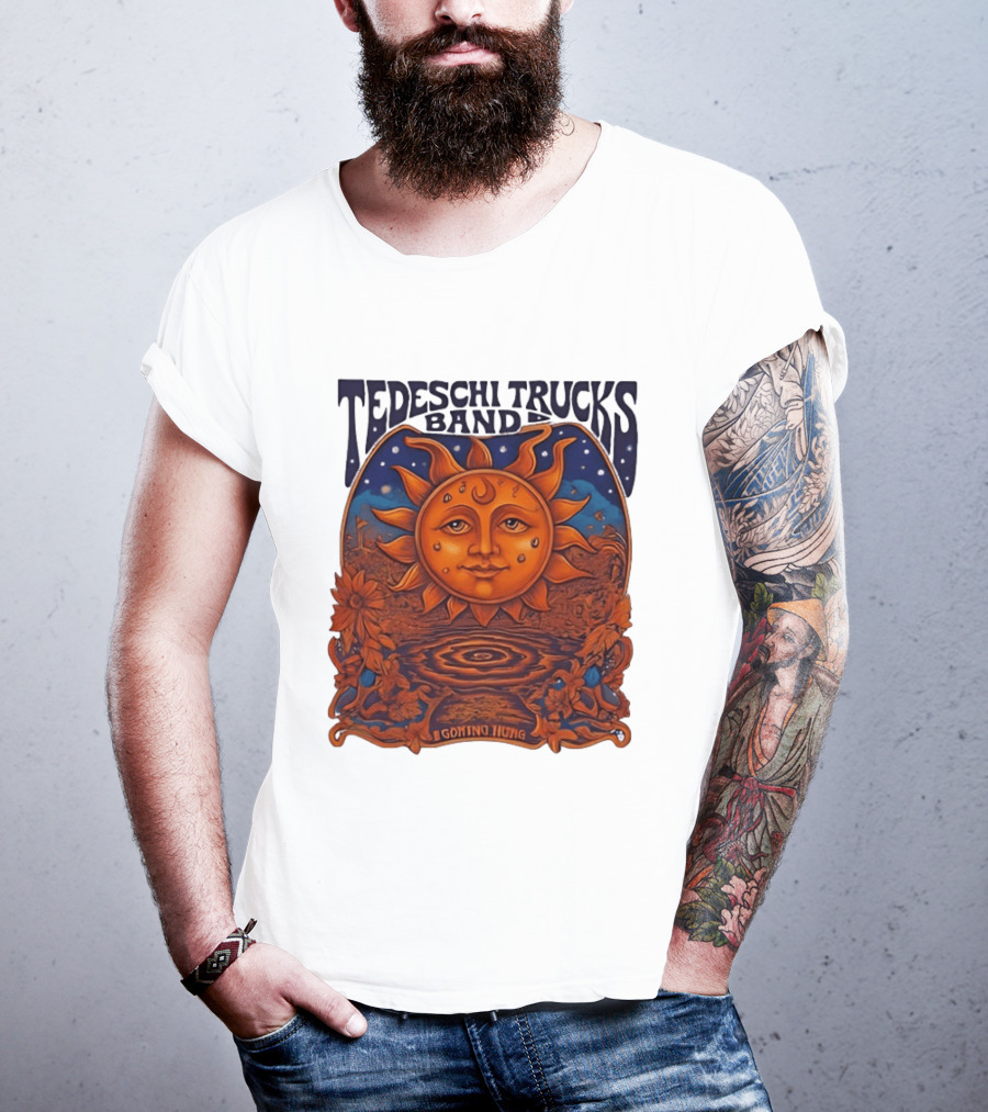 Tedeschi Trucks Band Cosmic Sunflower I Am The Moon Tour T-Shirt