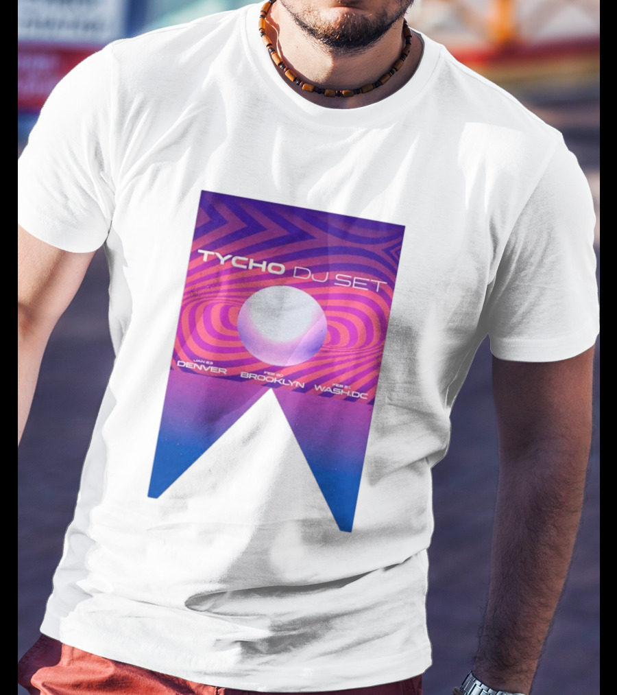 Tycho DJ Set Tour Jan Feb 2026 Denver Brooklyn DC T-Shirt