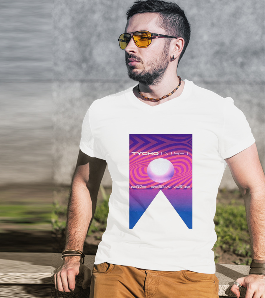 Tycho DJ Set Tour Jan Feb 2026 Denver Brooklyn DC T-Shirt