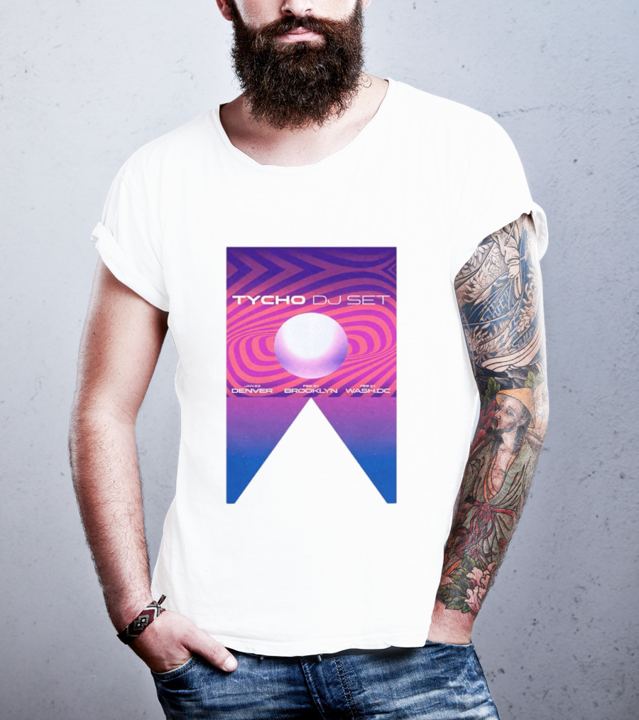 Tycho DJ Set Tour Jan Feb 2026 Denver Brooklyn DC T-Shirt