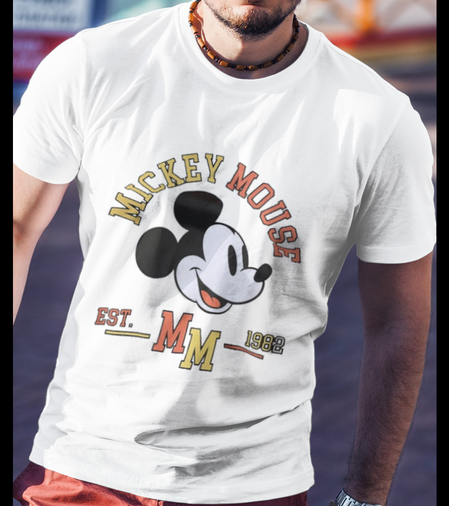 Mickey Mouse Big Head MM Est 1982 T-Shirt