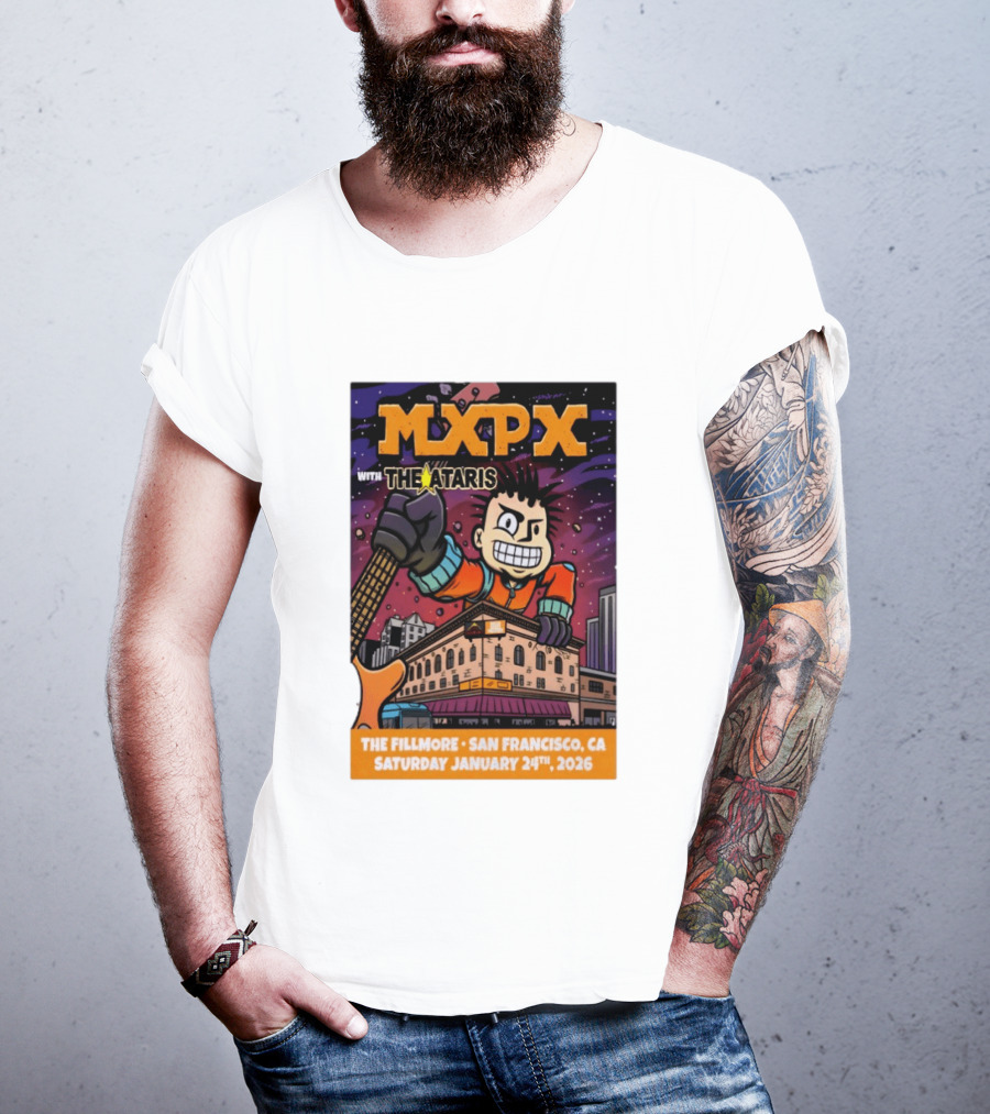 MXPX With The Ataris The Fillmore San Francisco January 24 2026 T-Shirt