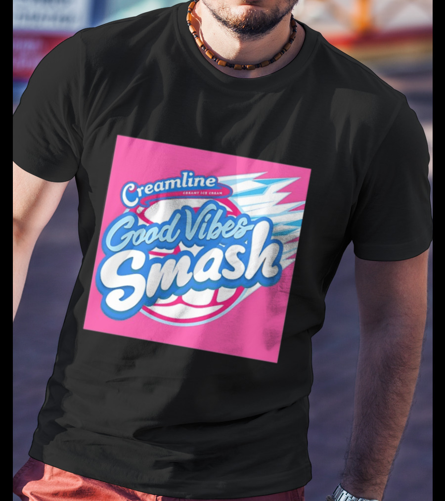 Creamline Good Vibes Smash Creamy Ice Cream Burst T-Shirt