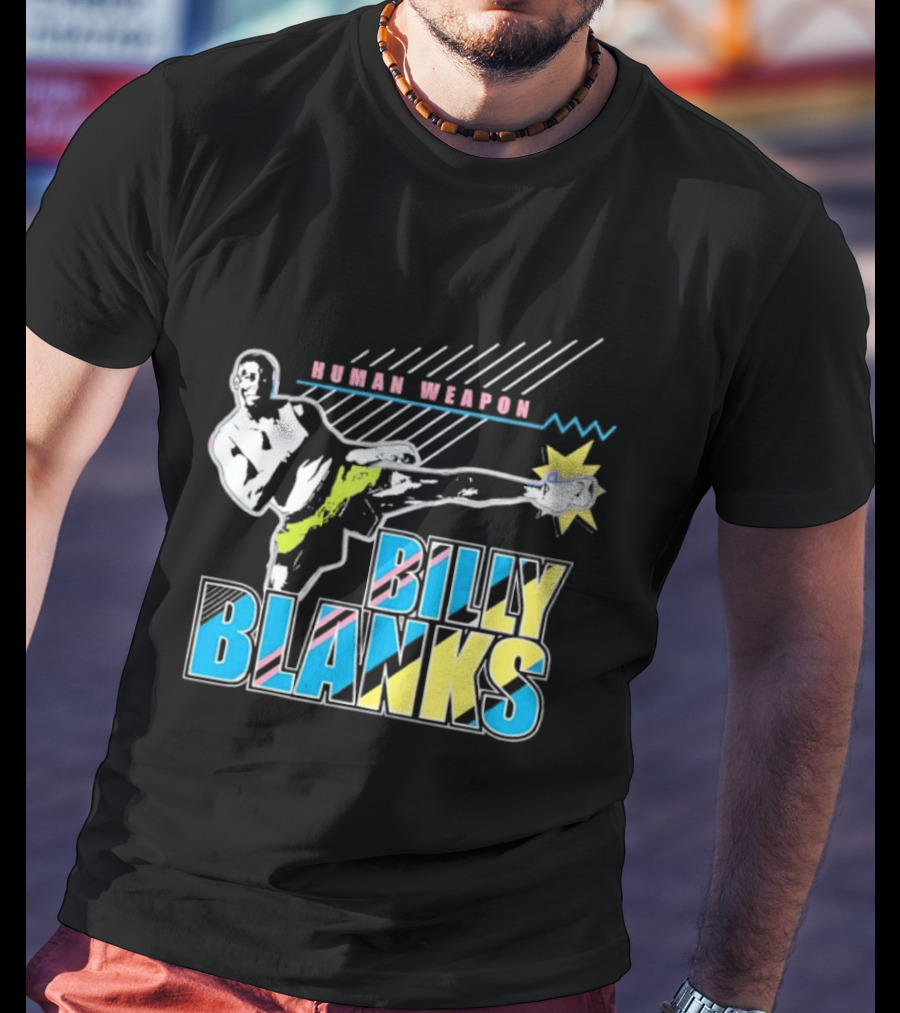 Human Weapon Billy Blanks Retro Kick Action T-Shirt