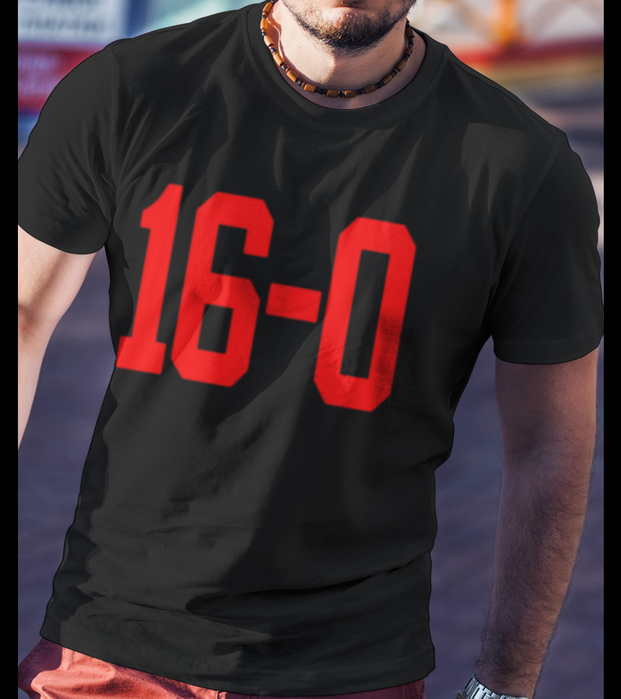 Indiana Hoosiers Undefeated 16 0 Victory Celebration T-Shirt