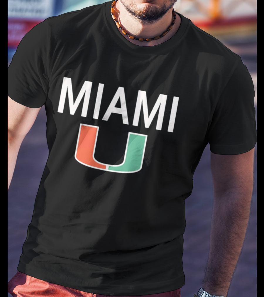 MIAMI U Hurricanes Football T-Shirt