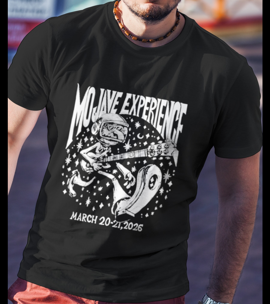 Mojave Experience March 20 21 2026 Alien Guitar Adventure T-Shirt